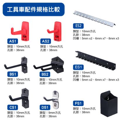 五金工具洞洞板掛鉤架子