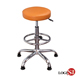 A365XG  小西點吧台腳圈鐵腳固定輪工作椅Q彈厚墊 美容椅 休閒椅 美髮椅 旋轉椅 