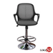B98A0X 率性黑框涼背吧檯椅 美容椅 休閒椅 美髮椅 旋轉椅 工作椅