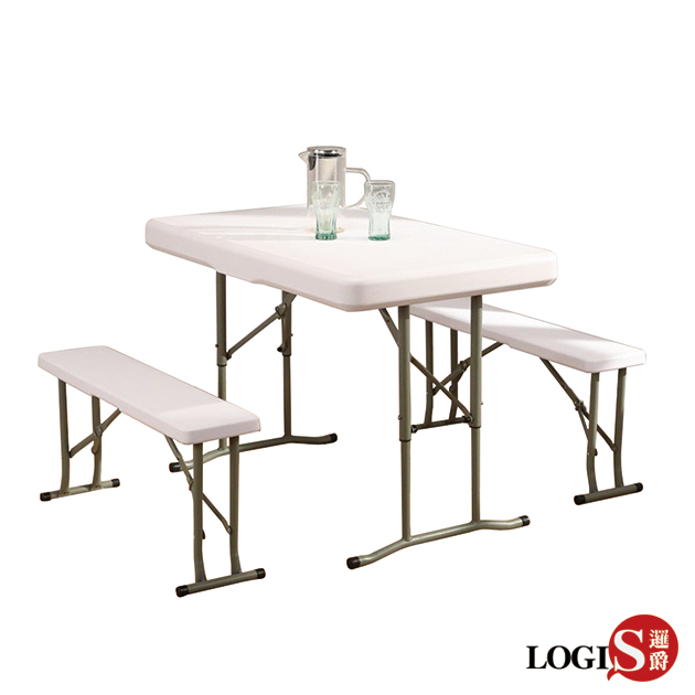 CZ103 折合升降桌椅組 防水輕巧 1桌2椅 折疊收納 書桌椅 活動桌椅