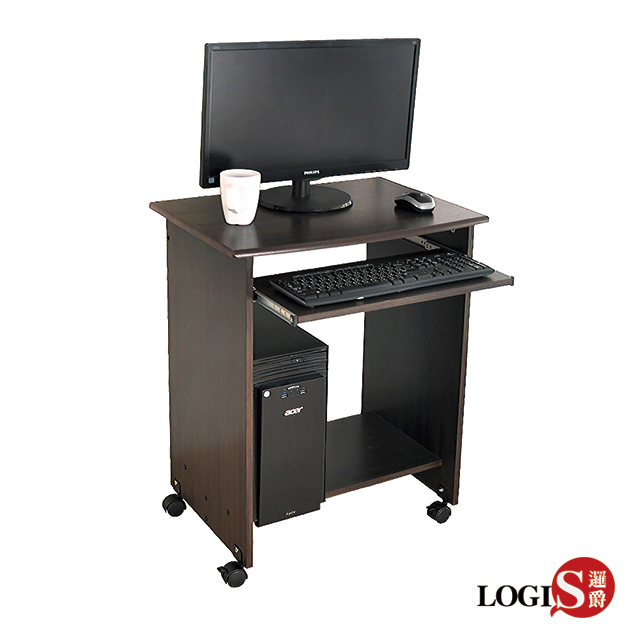 LS-01 台製60CM活動電腦桌 小桌 事務桌 滑輪桌 移動桌