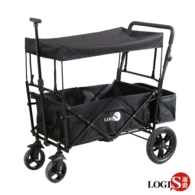 LV169-BBK 美式黑潮超大輪摺疊推車