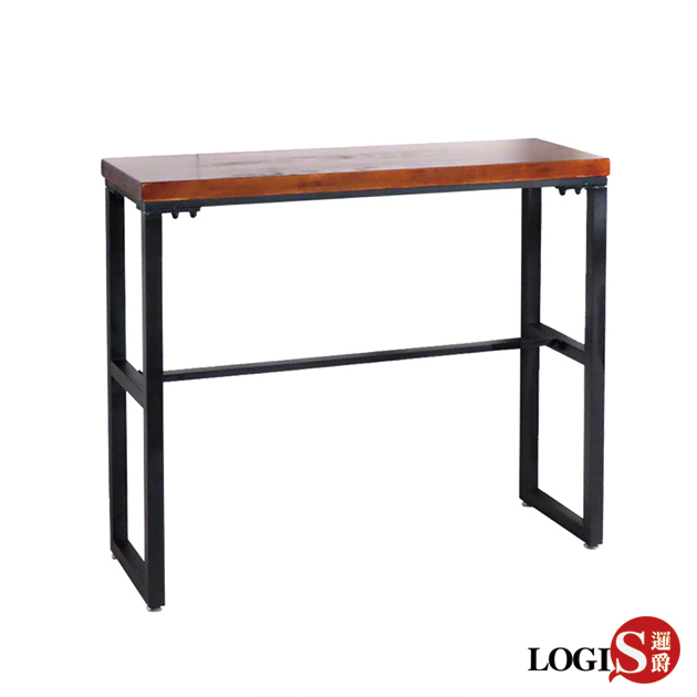 SQ121 美式簡約長條吧台桌  高腳桌 展示桌 靠牆桌