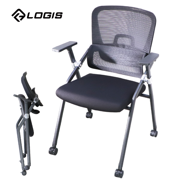 BK-651-PU 調節護腰會議培訓椅 補習班椅 課桌椅 折疊椅 折合椅 滑輪