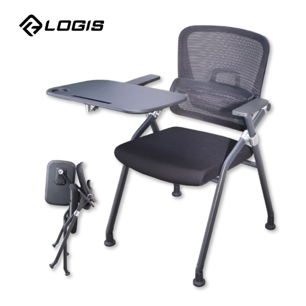 BK -651-TA 調節護腰會議培訓桌椅 補習班桌椅 課桌椅 折疊桌椅 折合桌椅 固定輪