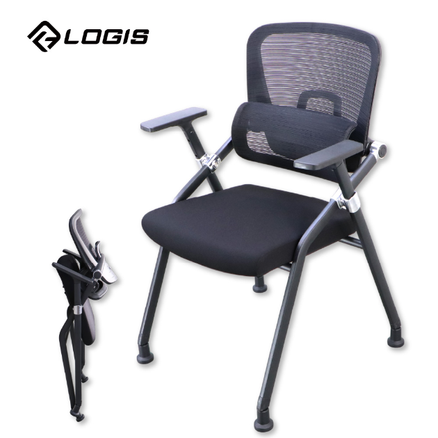 BK-651 調節護腰會議培訓椅 補習班椅 課桌椅 折疊椅 折合椅 固定輪 