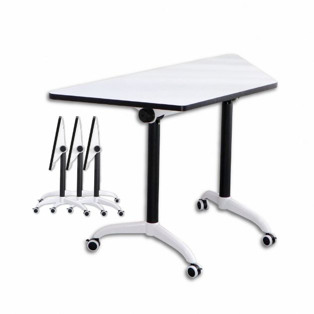 移動式摺疊收納會議桌 培訓桌  組合桌 辦公桌 書桌 梯形桌