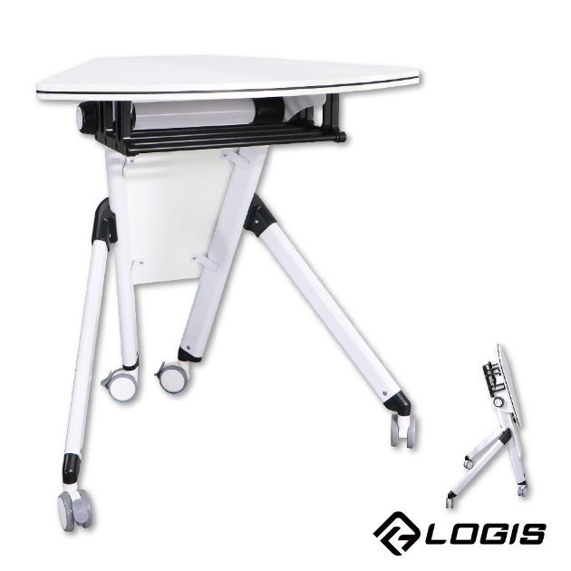 HK74 扇形可組合多功能摺疊移動會議桌 培訓桌 洽談桌 拼接桌 圓桌