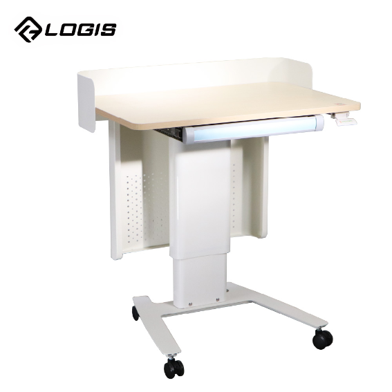 MGQ681 講師升降講桌教學會議兩用桌｜高度可調＋靜音滑輪 敎師講桌 迎賓台 主席臺