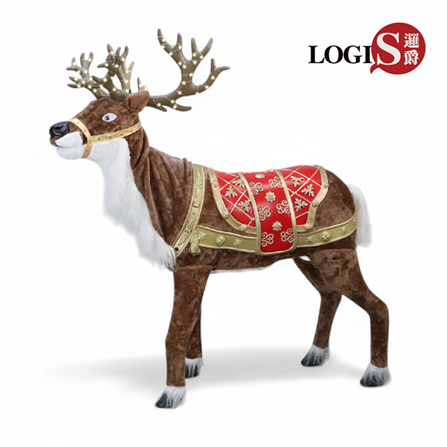 MILU 仿真馴鹿 麋鹿 聖誕節 場景布置 裝飾品 擺件 道具